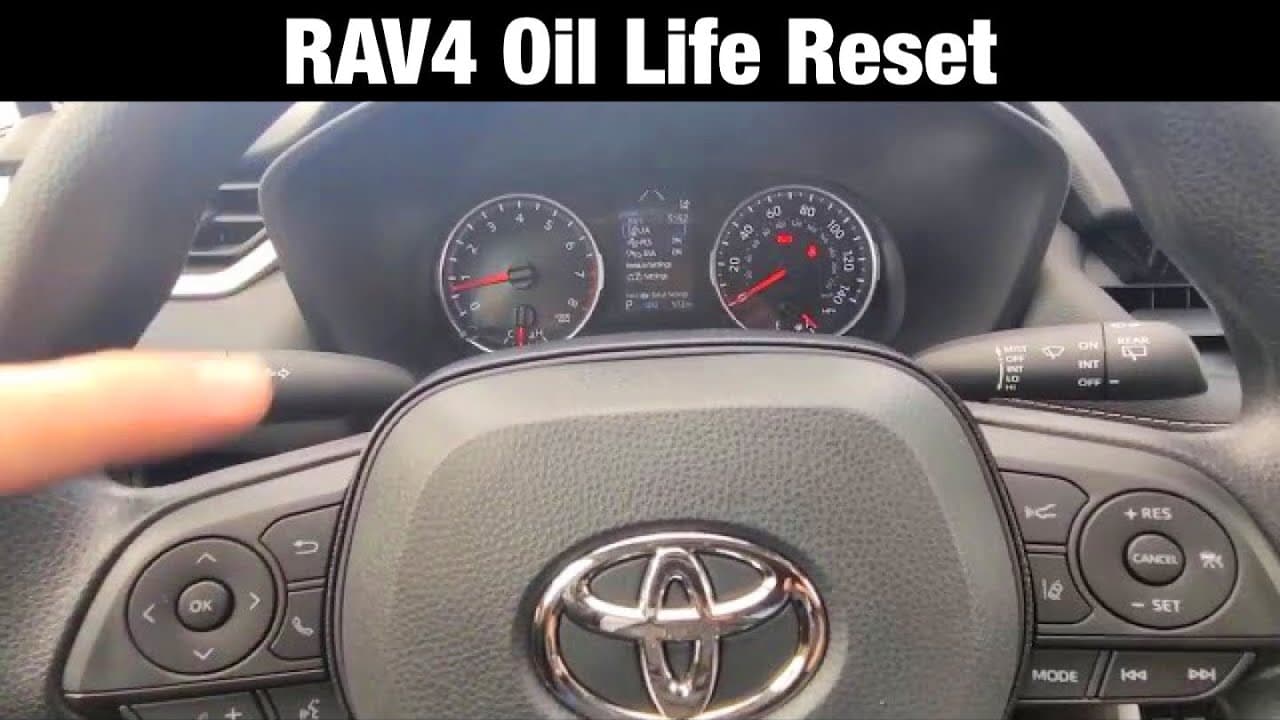 2020 Toyota Rav4 Oil life reset / Maintenance reminder