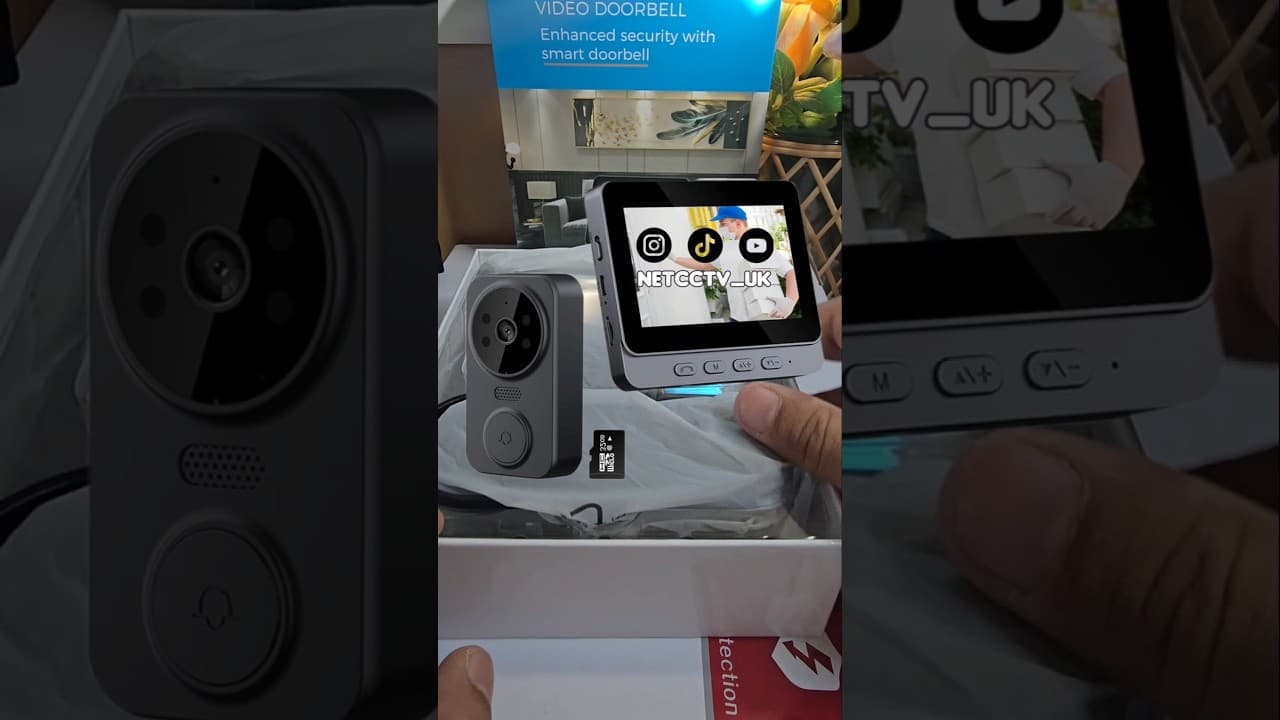 How to pair my wireless doorbell with my monitor screen display?  #WirelessDoorbell #Monitor #Home