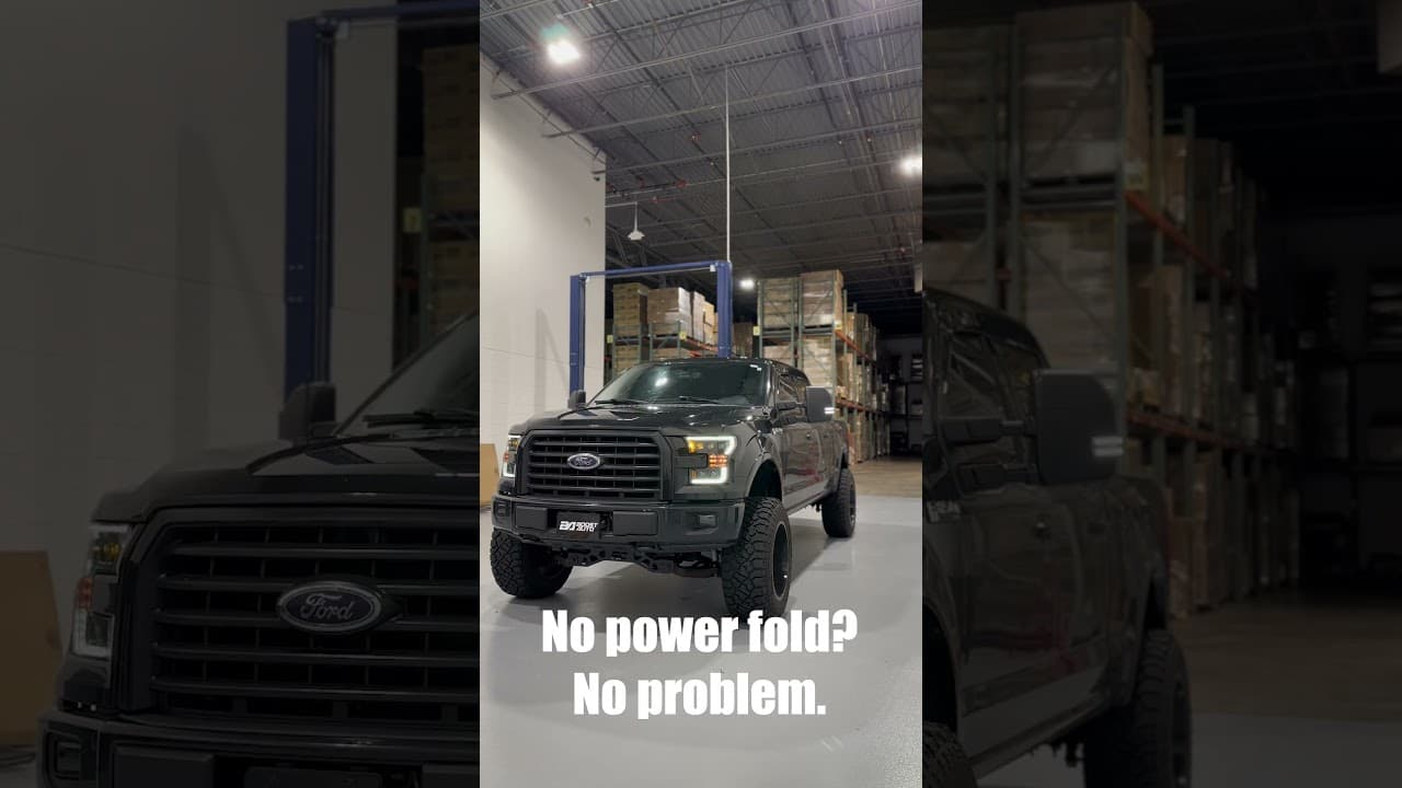 Upgrade Your 2015-2020 Ford F-150 to Power Fold / Power Extend | Boost Auto Wireless Upgrade #shorts