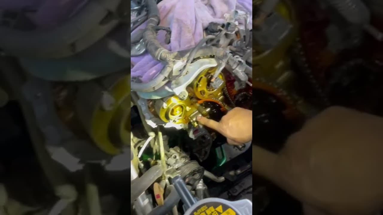 2016 Toyota Tacoma 3.5 timing cover removal tip
