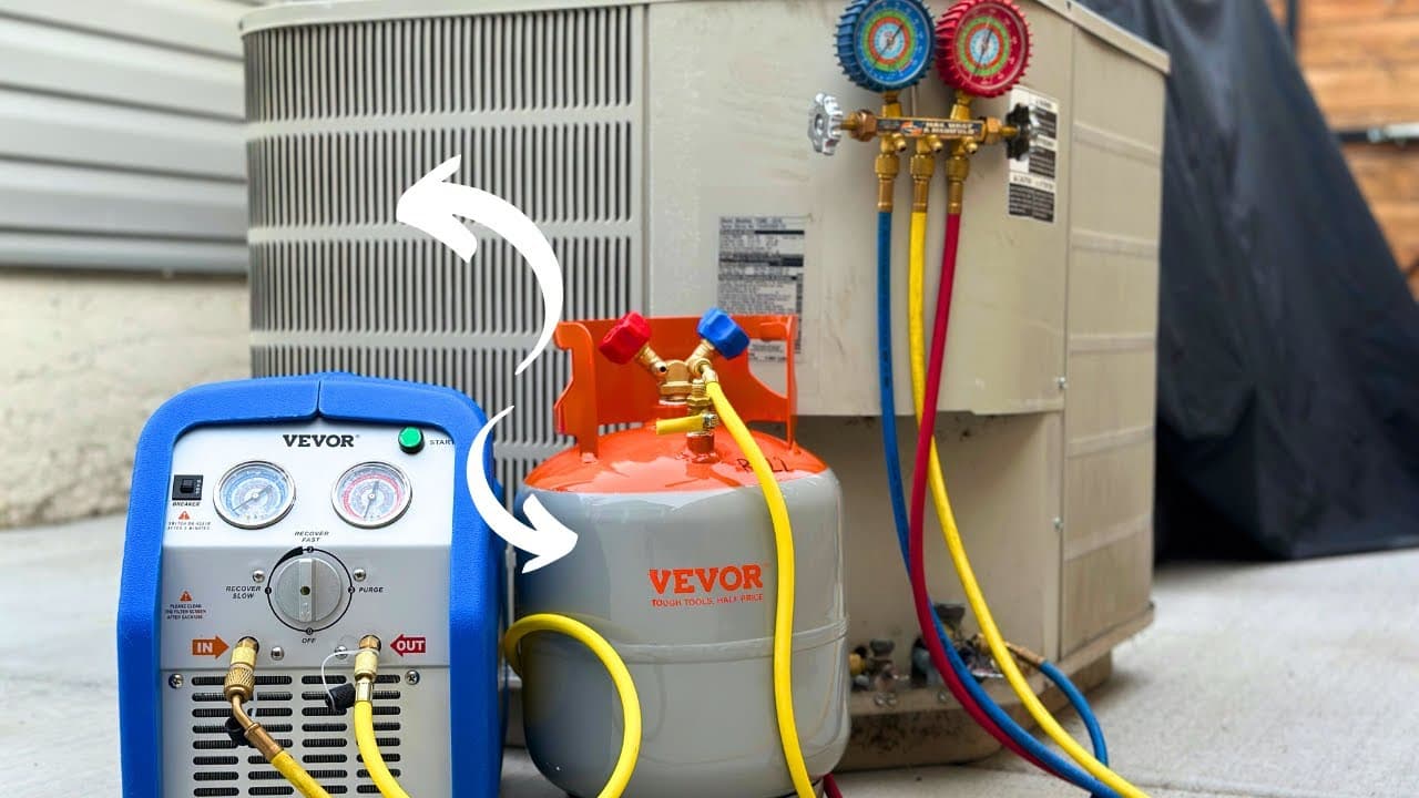 How To Properly Recover HVAC Refrigerant Into A Tank