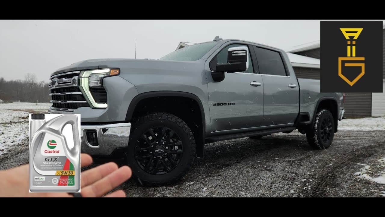 Changing 2020-2027 Chevy Silverado HD 6.6L GAS oil & filter! [Step-by-Step Guide!]