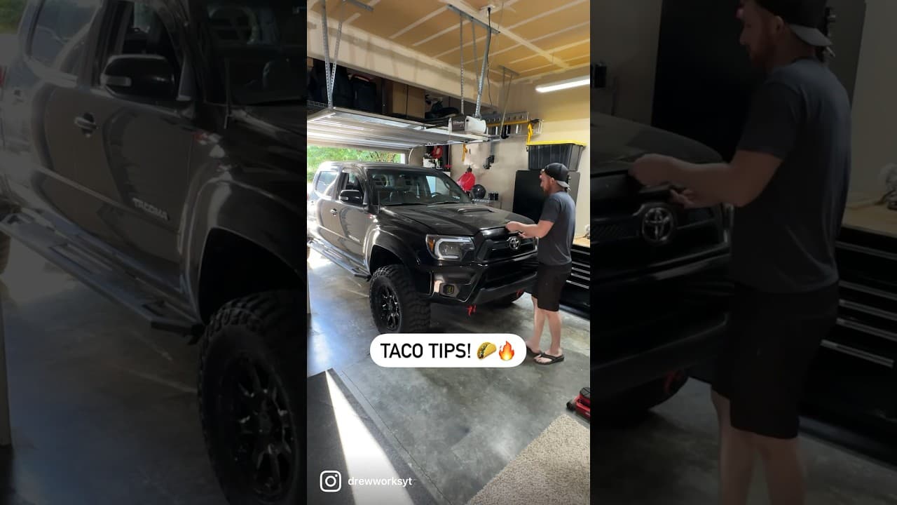 Toyota Tacoma oil change! #tacolove
