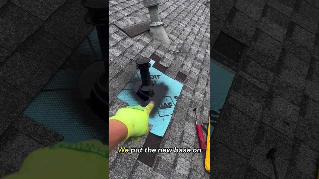 Fixing leaky pipe flashings. Homeowner’s roof nightmare. #nashvilleroofingcontractor #roofrepair