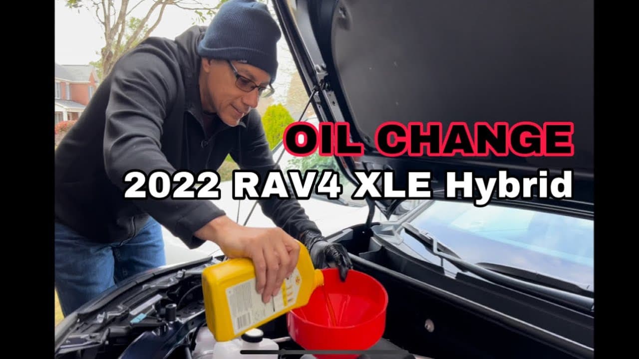 DIY:  OIL Change (2022 Toyota RAV4 XLE Hybrid )