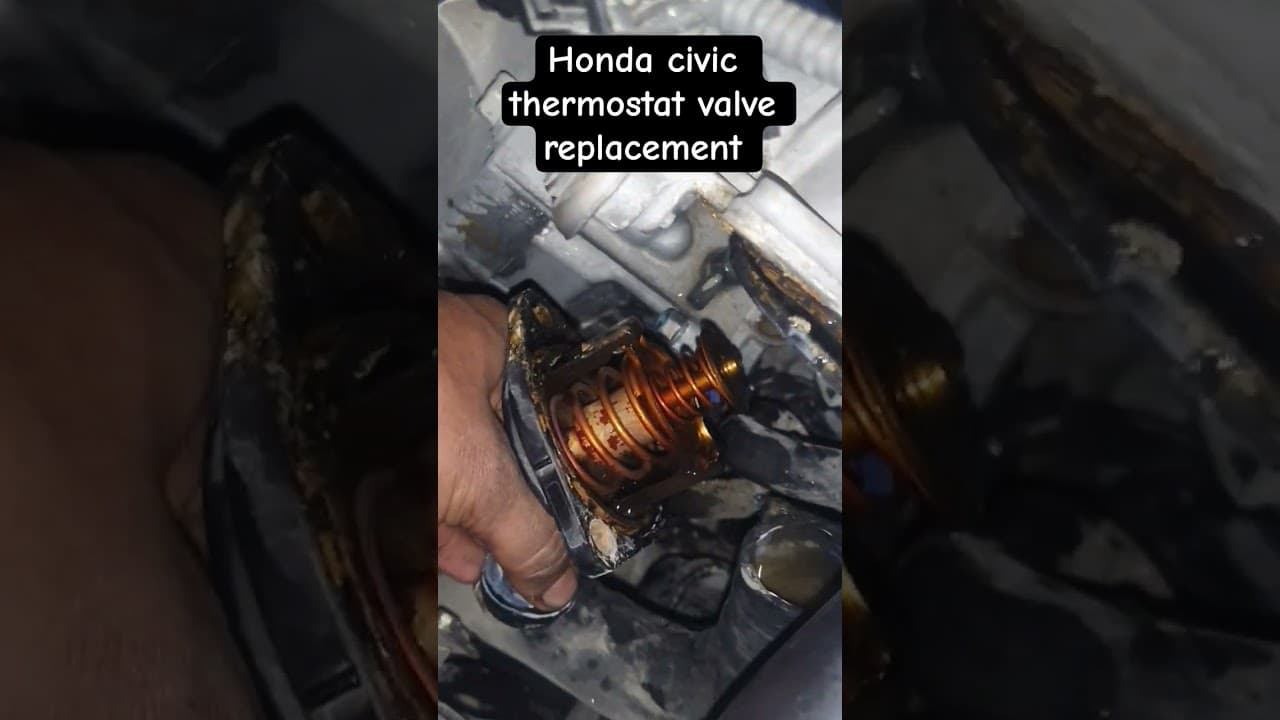 Honda civic thermostat valve replacement #automobile #honda #mechanic #shorts #ytshorts #viral