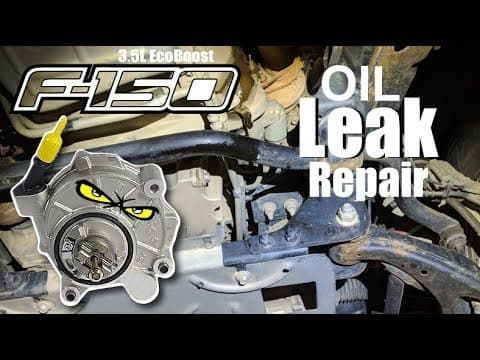 2015-2017 F150: Vacuum Pump Oil Leak Repair (3.5L EcoBoost)
