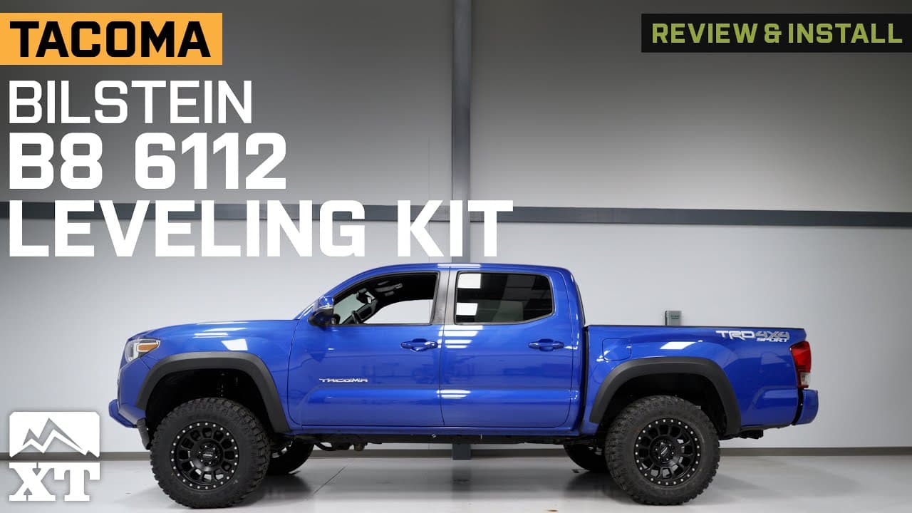 2005-2023 Tacoma Bilstein 0 to 2.50-Inch B8 6112 Front Suspension Leveling Kit Review & Install
