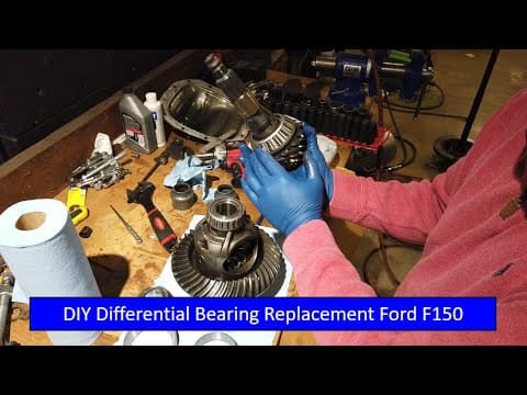 DIY Differential Bearing Replacement 2015 Ford F 150