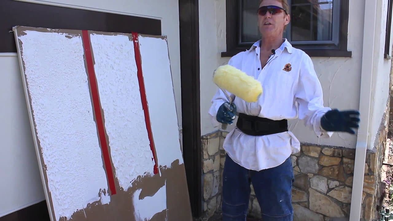 Different paint rollers for cool interior wall textures.