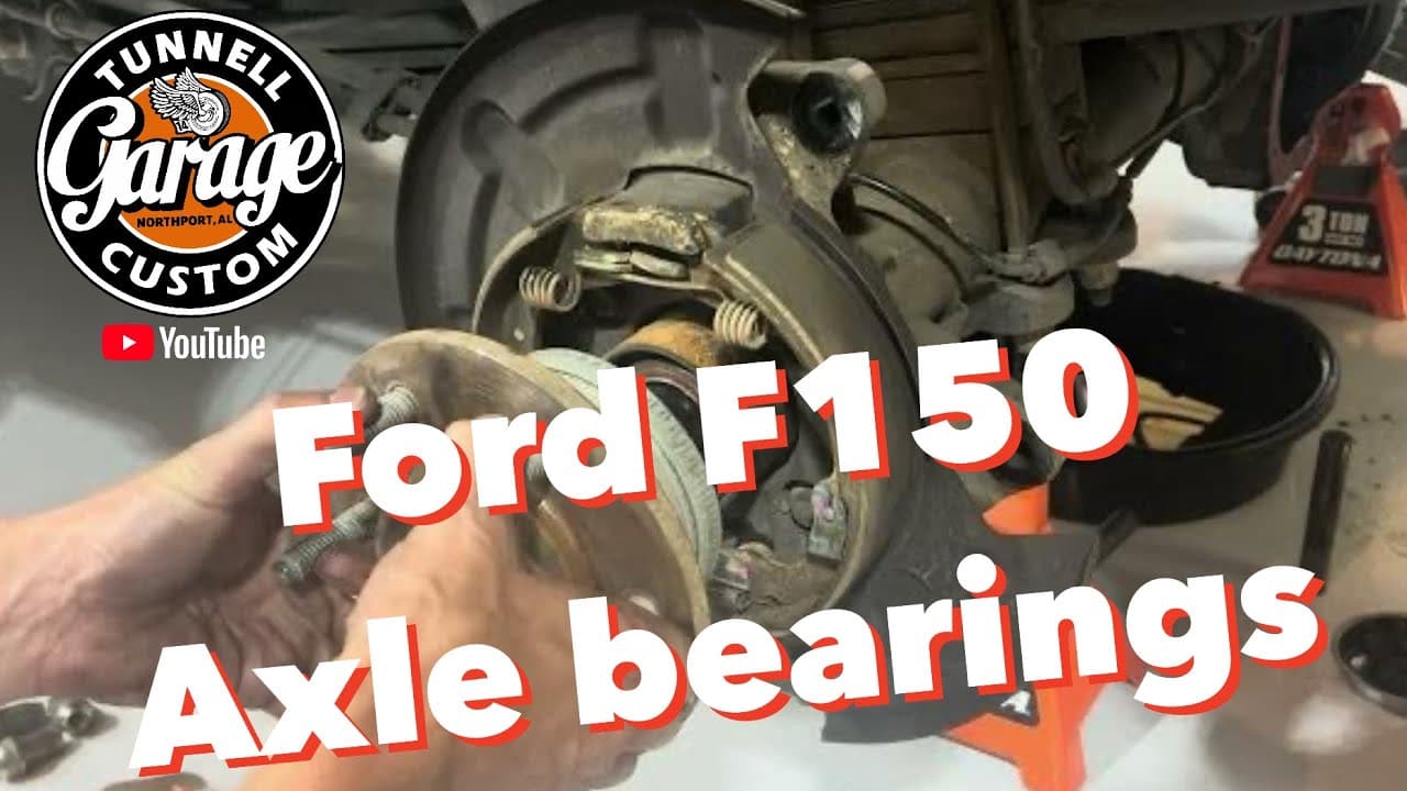 Rear wheel bearing replacement: Ford F150 4x4 (2013)