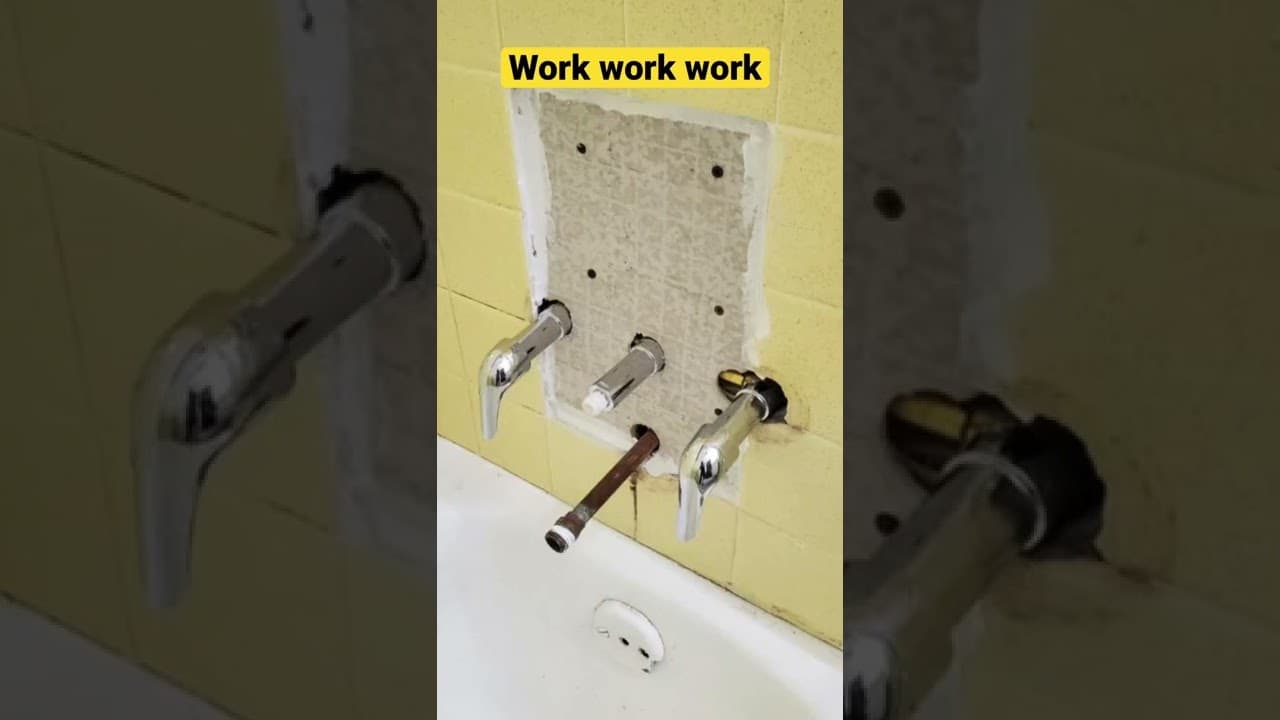 Quick Shower Plumbing & Tile Fix