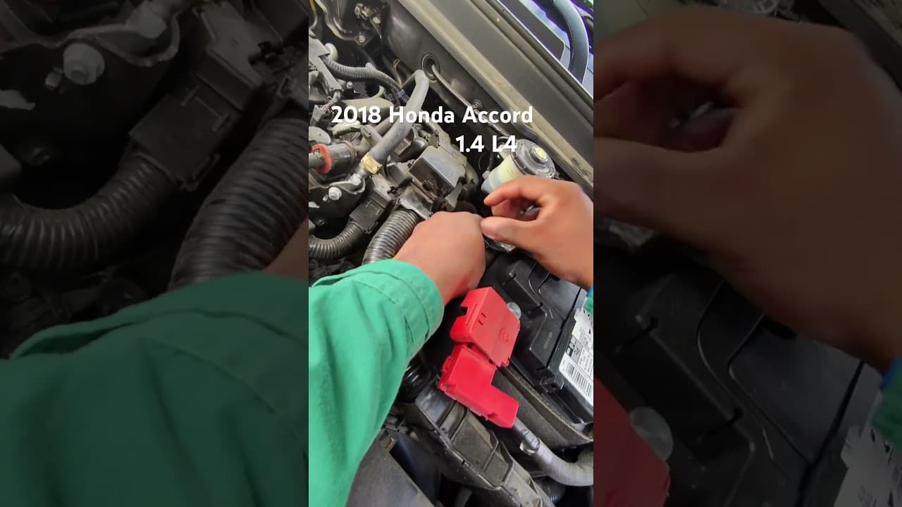 2018 Honda Accord ( 1.4L) Battery Replacement The O’Reilly’s Way ‼️ #oreillyautoparts #mechanic