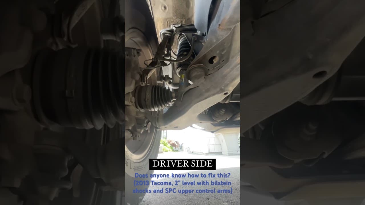 Squeaky suspension on Tacoma