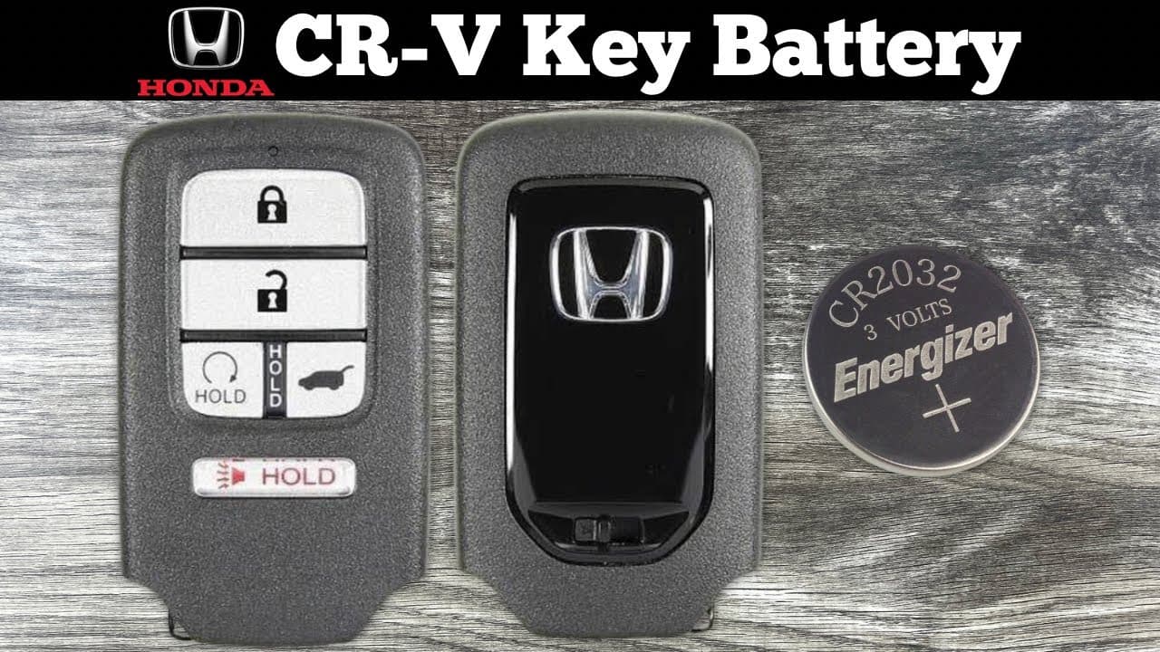 2017 - 2022 Honda CR-V Key Fob Battery Replacement - How To Change Replace CRV Remote Batteries