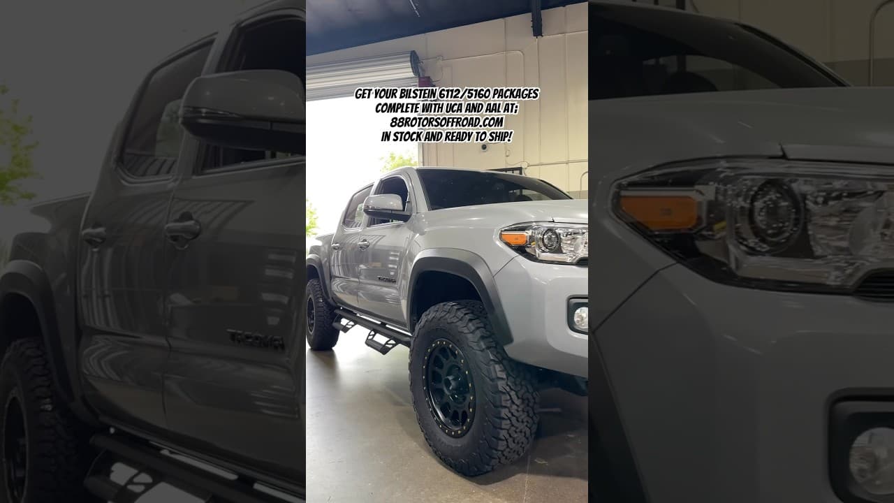 Tacoma Bilstein 6112/5160 Package with SPC UCA & Deaver AAL #88rotorsoffroad