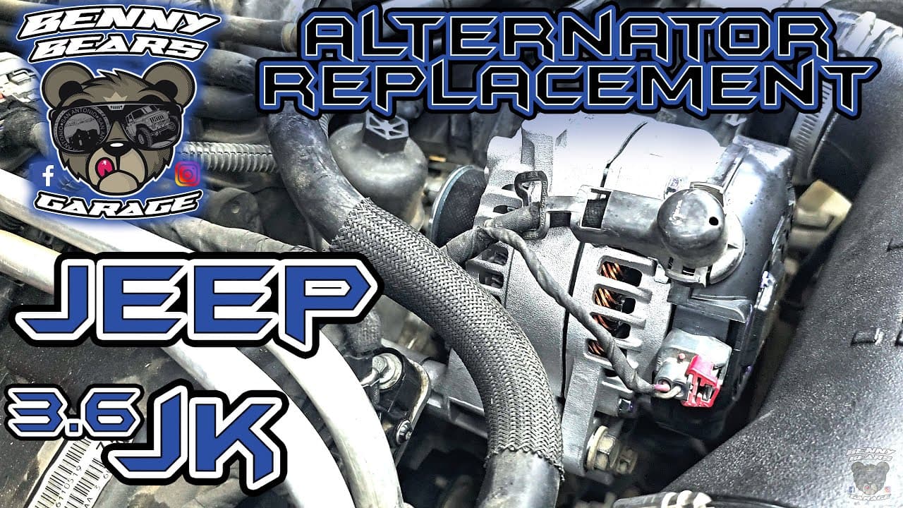 Jeep JK 3.6 Alternator Replacement