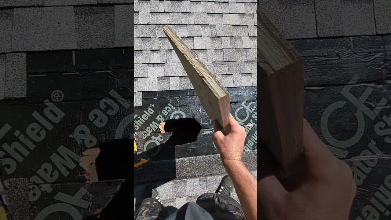 How To Patch A Hole In A Shingle Roof