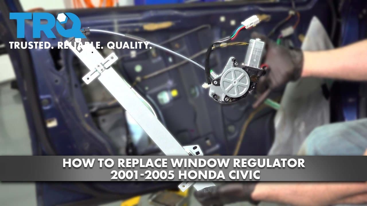 How to Replace Window Regulator 2001-2005 Honda Civic