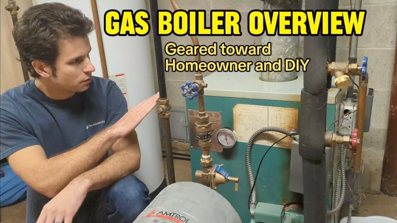 Gas Boiler Overview - Crane 100 Series with Honeywell Controls - Hot Water Baseboard Radiator