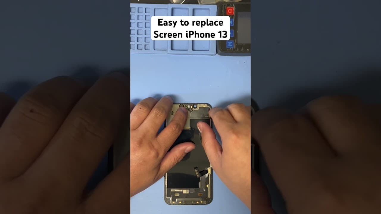 Easy to replace the screen iPhone 13 #fixing #smartphone #repair #screenrepair #shorts #shortvideo