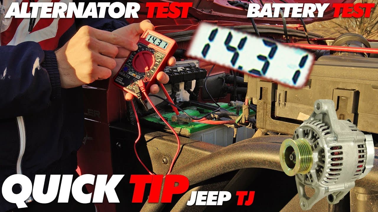 Jeep Alternator & Battery Check | Quick Tip