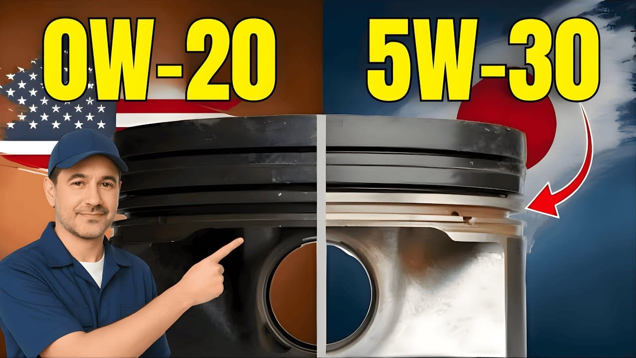 0W20 vs 5W30: U.S. vs Japan Engine Oil Truth (Mechanic Explains)