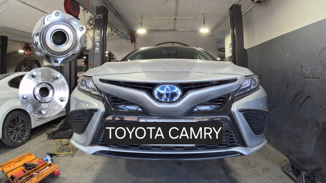 front wheel bearing replacement ... toyota camry 2018-2025 (torque specs)