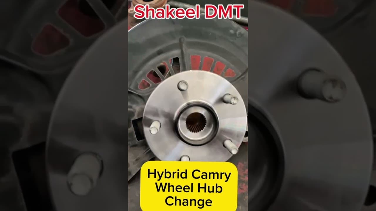 Hybrid Camry Wheel Bearing Hub Replace