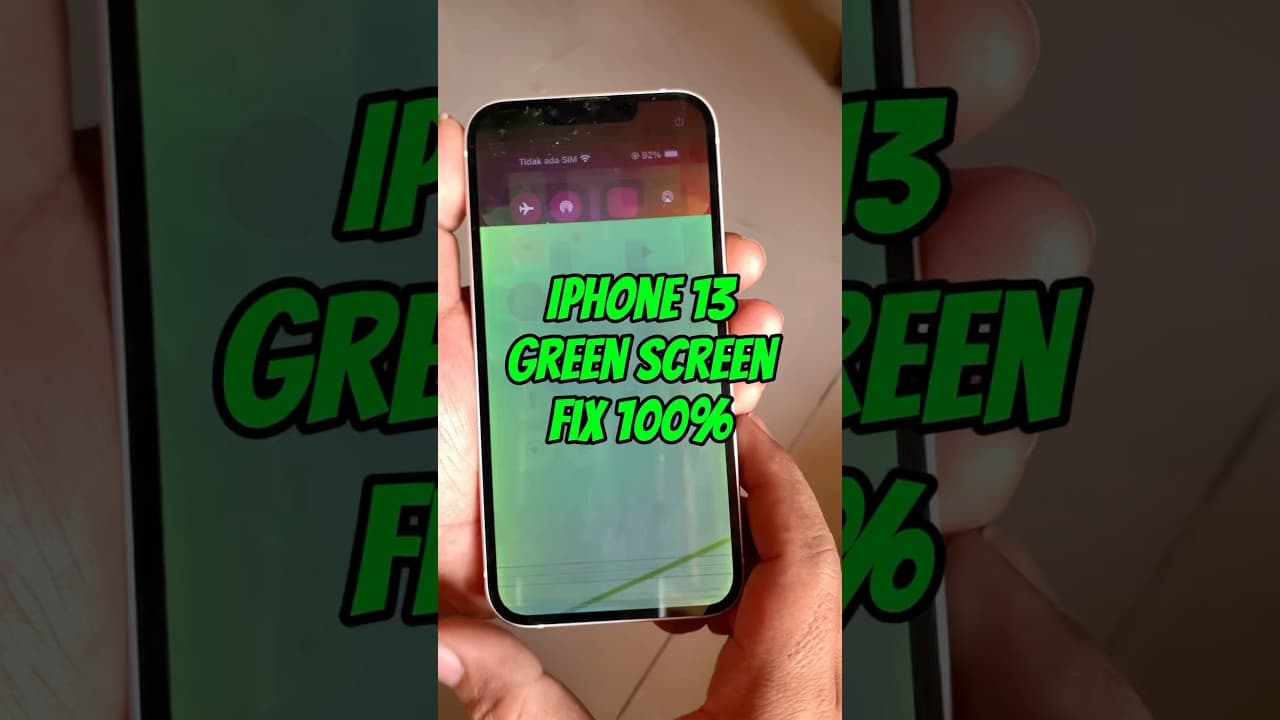 Iphone 13 Green Screen Solution Fix 100% tested