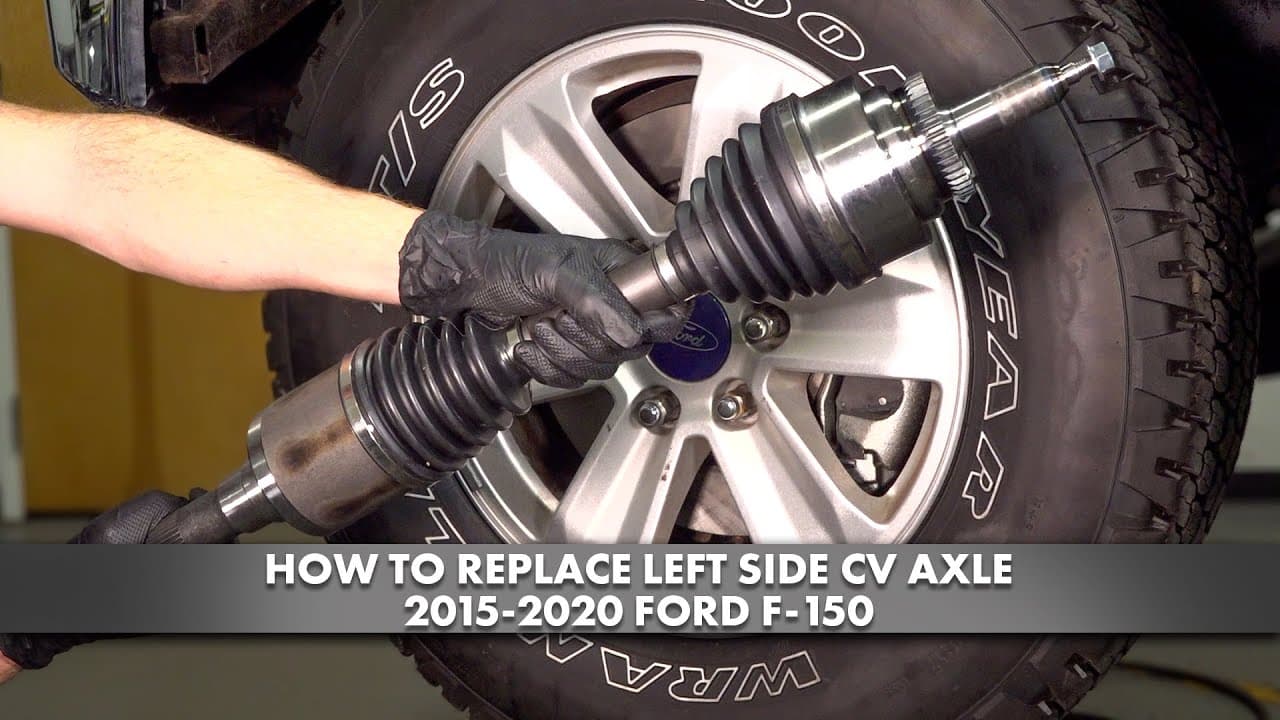 How to Replace Left Side CV Axle Assembly 2015-2020 Ford F-150 3.5L V6