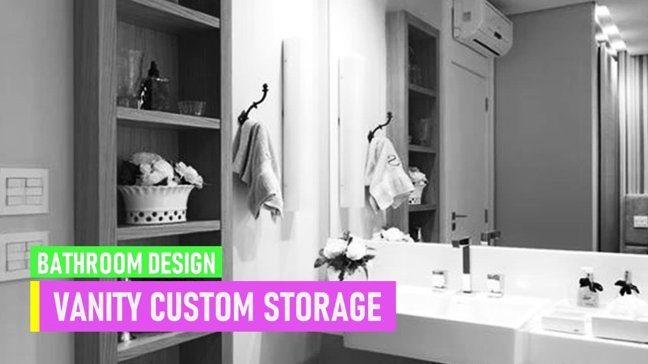 15 Bathroom Vanity Custom Storage