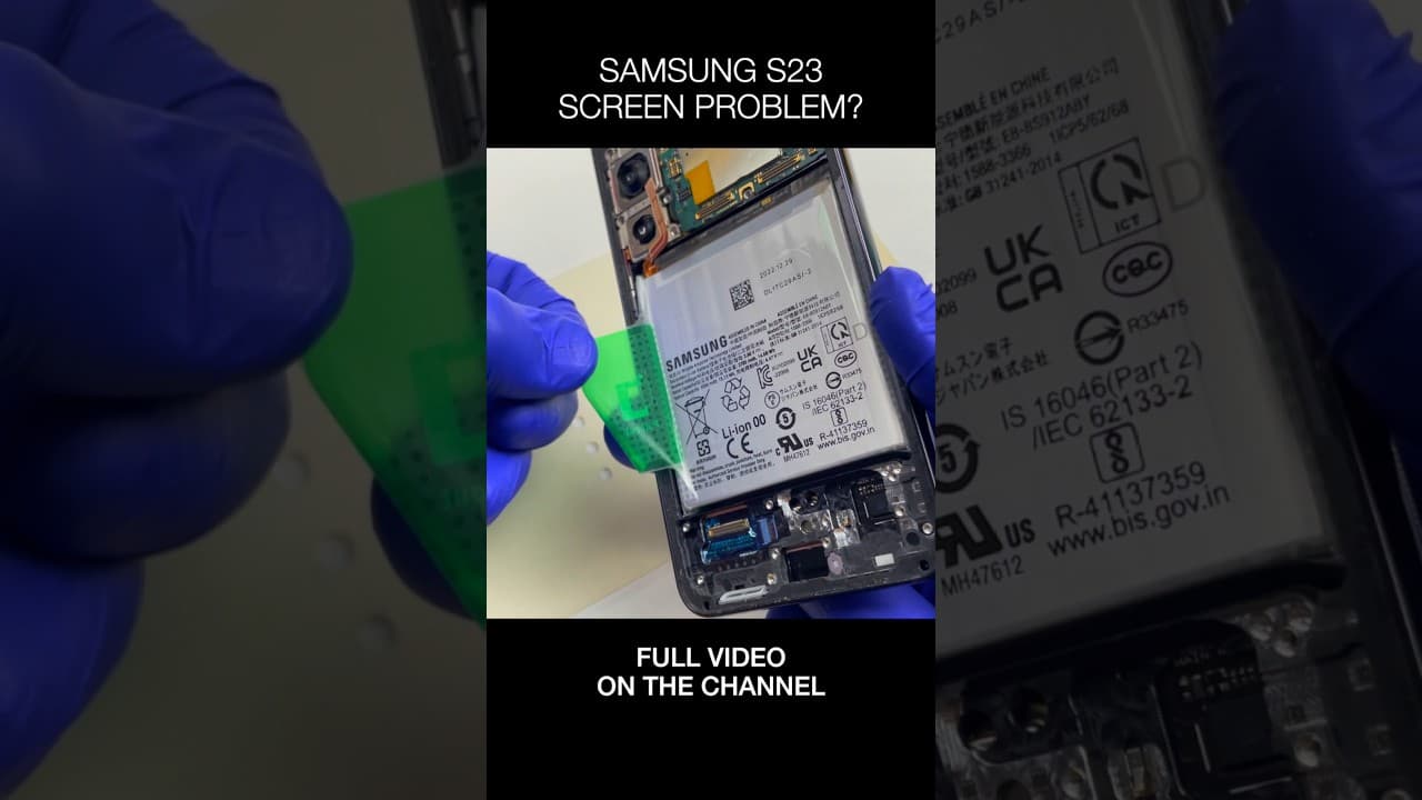 SAMSUNG S23 Screen Replacement. How to Replace the Samsung S23 Display? Step-by-step Repair