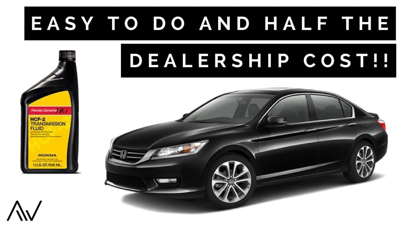 How to change the Transmission Fluid in a Honda Accord  | 2013 - 2017