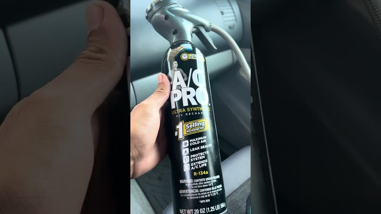 Does A/C Pro Recharge Work?! | R134a | Ultra synthetic  #automobile #diy #mechanic