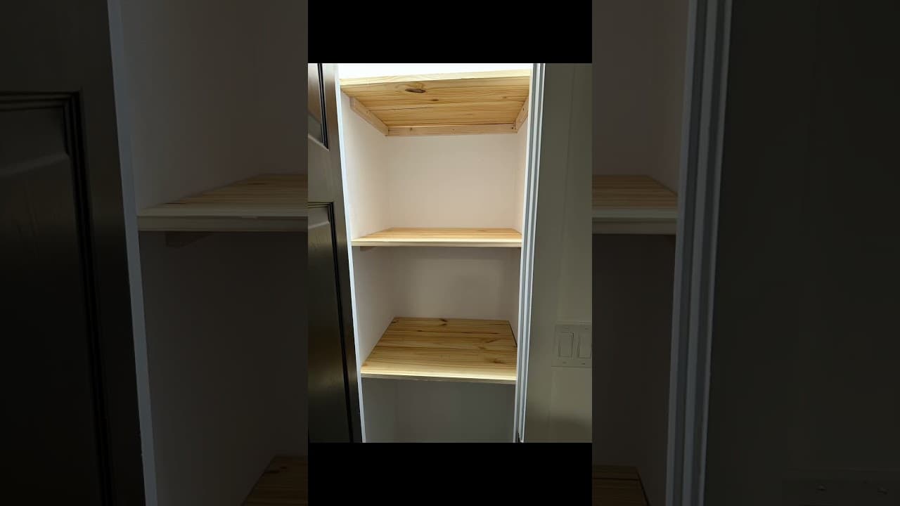 DIY Closet Shelves
