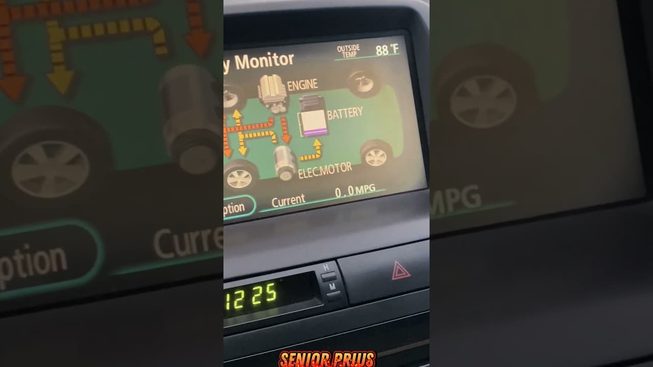 Toyota Prius Hybrid Battery Manual Charging #toyotaprius #hybridexperience #prius
