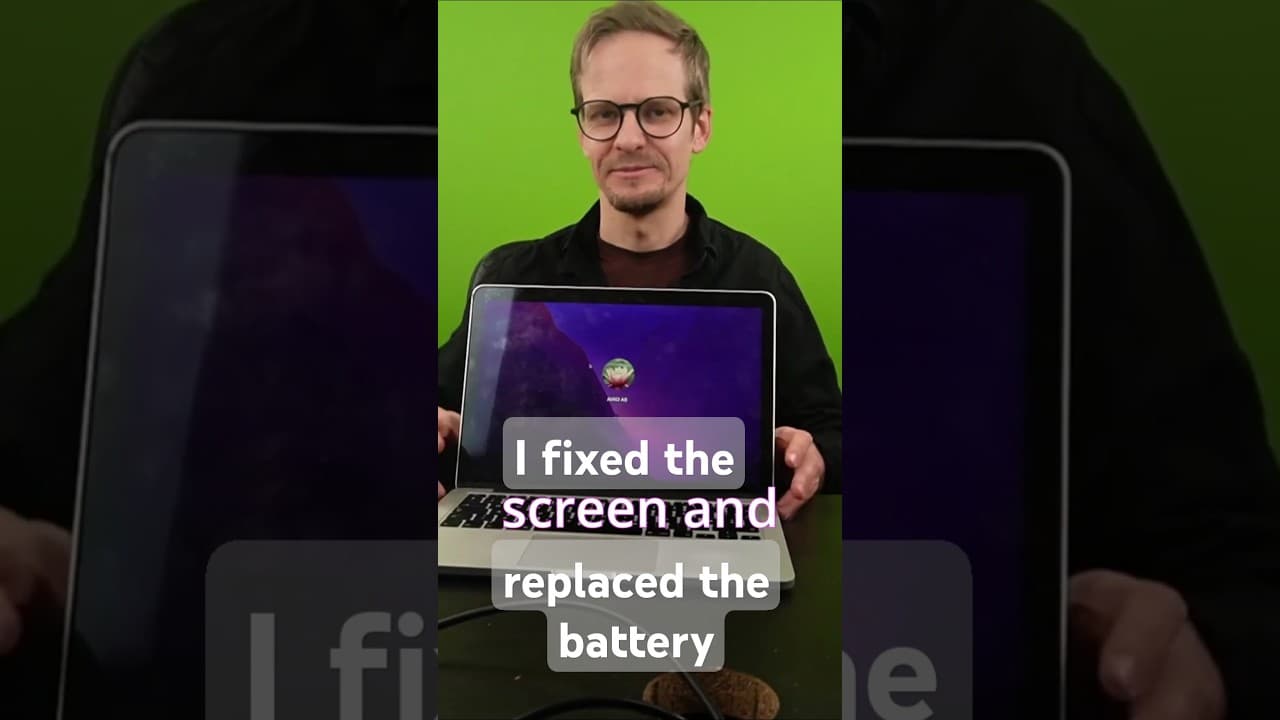 MacBook Pro Battery Replacement – Quick & Easy Fix! #MacBookPro #BatteryReplacement  #shorts