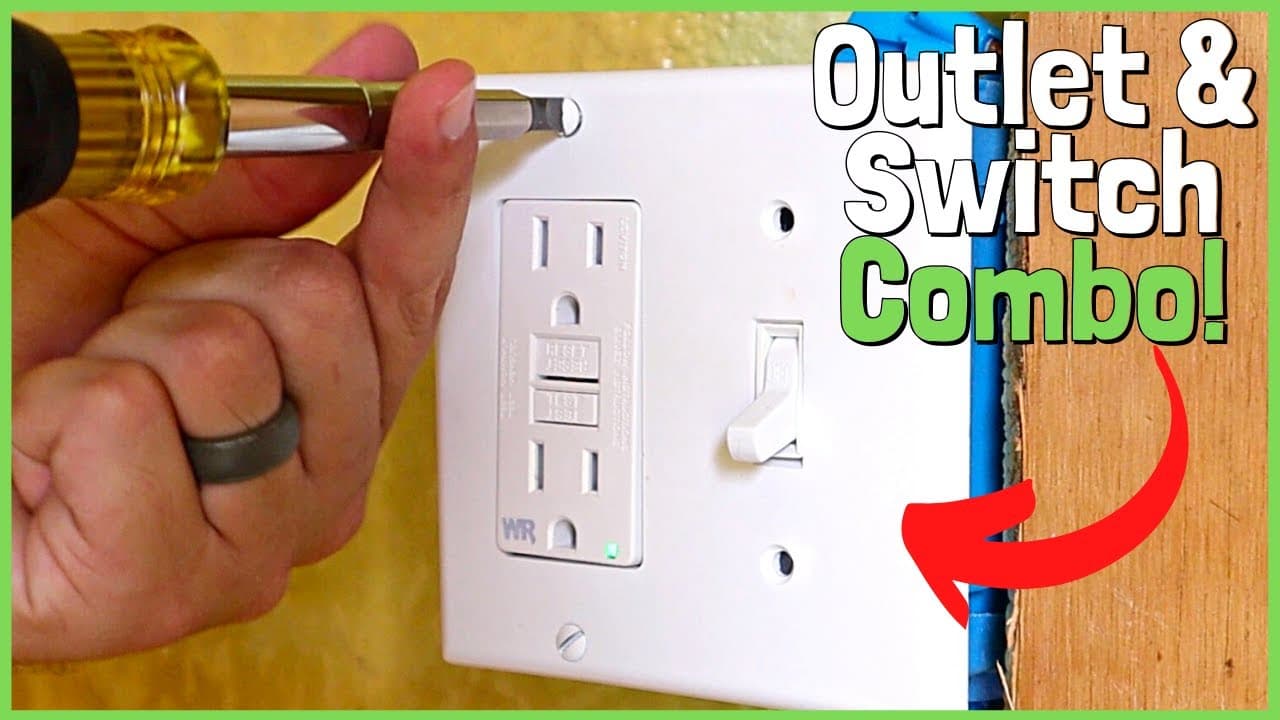 Easiest Way To Wire a Light Switch and Outlet In the Same Box