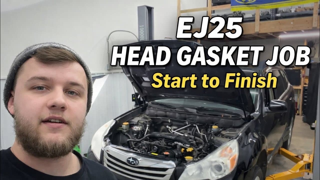 EJ25 Head Gasket Replacement – 2012 Subaru Outback (Start to Finish)