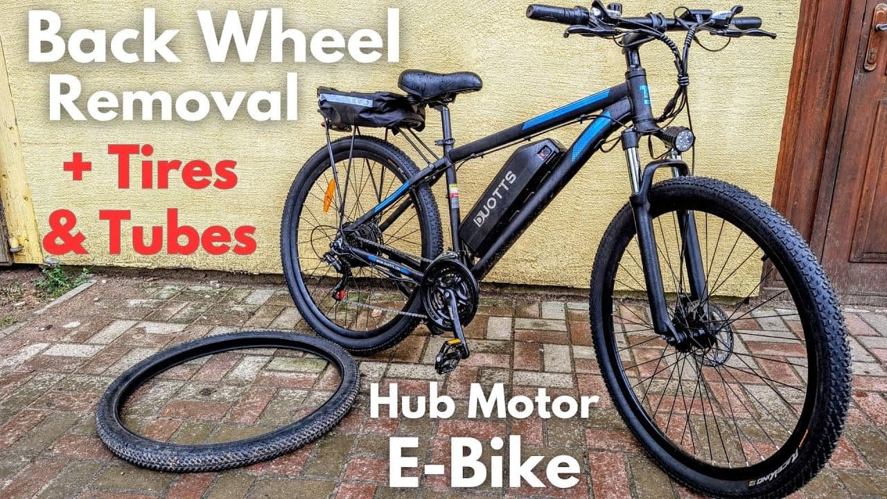 How to Fix & Change E-Bike Rear Wheel Tire & Tube ( Easiest Way to Fix a Flat Electric Bicycle Tire)