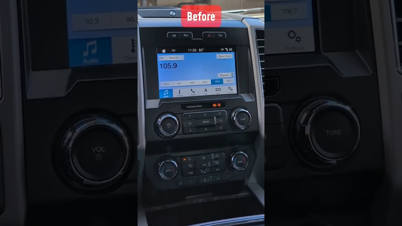 Easy Ford F-150 and Super Duty Wireless Apple CarPlay upgrade!
