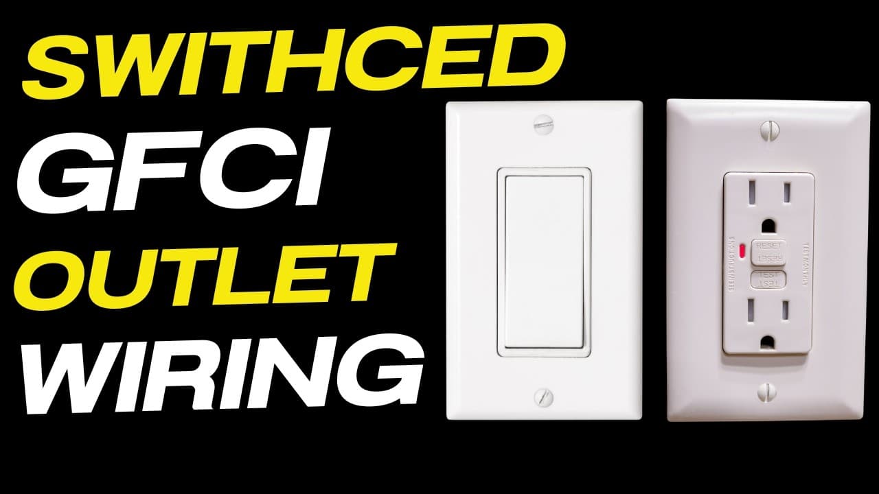 How to Wire a Switched GFCI Receptacle