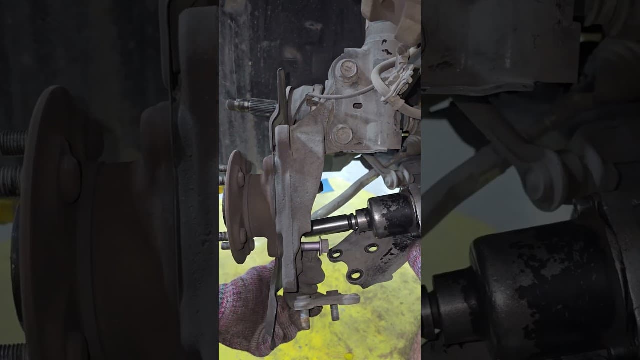 Toyota camry front wheel bearing replacement guide #automotive