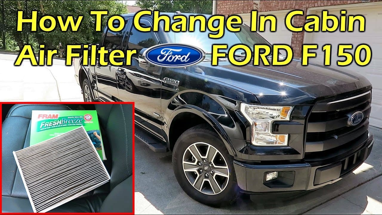 How To Change In Cabin Air Filter On Ford F150 (2015 - 2020)