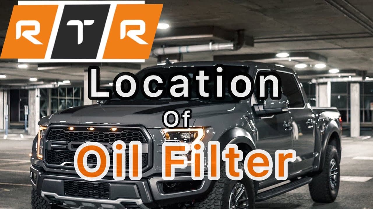 How To Locate Your Oil Filter (2015-2020 Ford F-150 5.0L V8)