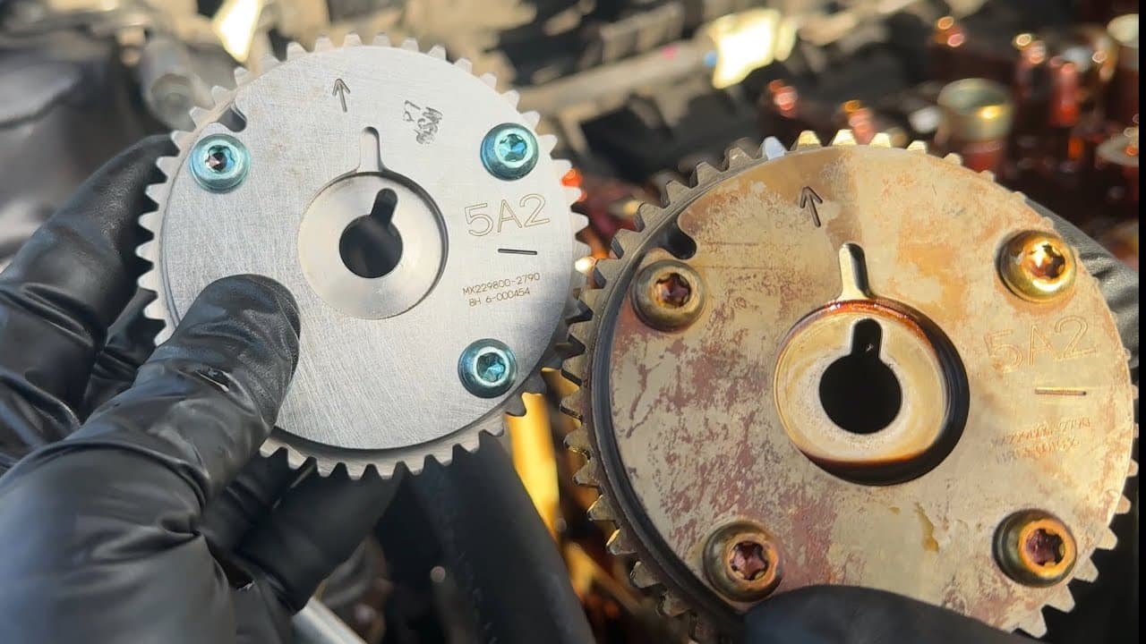 How to replace VTC actuator, timing chain, tensioner 2013 2014 2015 2016 2017 Honda Accord 2.4L