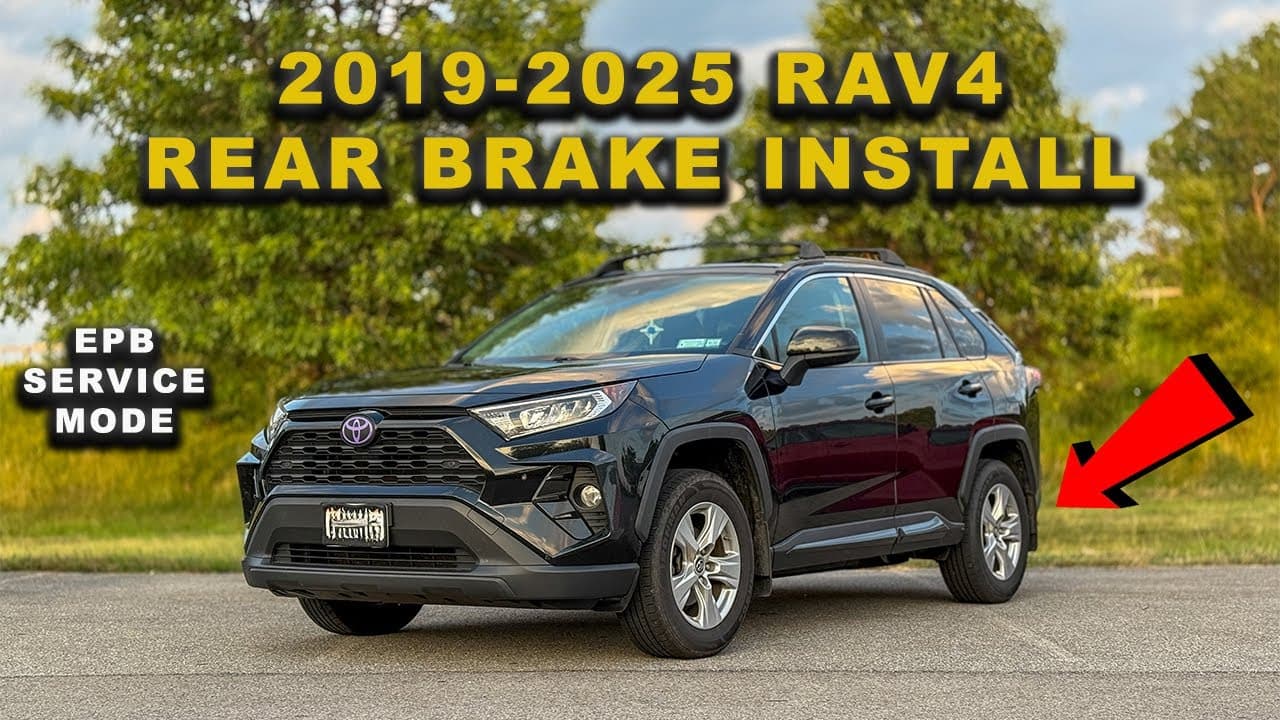 2019 RAV4 Rear Brake Replacement | Complete Guide + EPB Service Mode Tutorial!