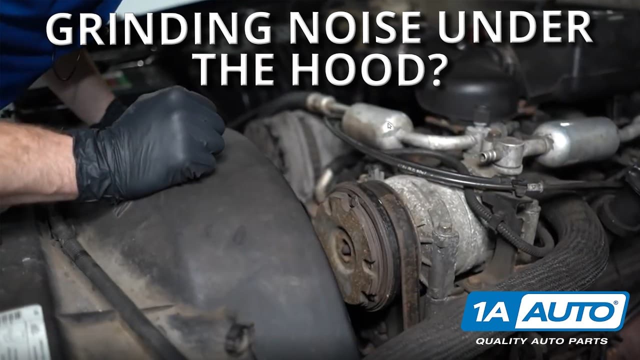 Grinding Noise From Under the Hood? How to Check the AC Compressor!