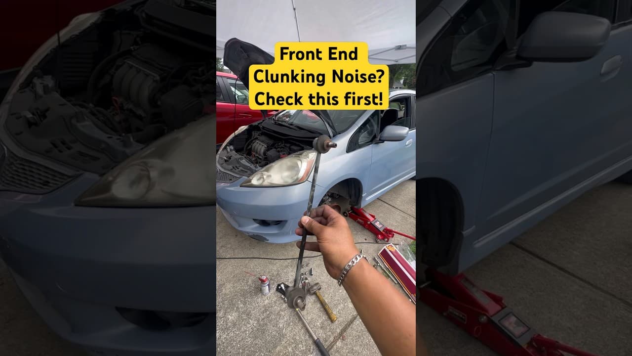 Clunking noise when going over bumps? Watch this first! #mechanic #tips #viral #cars #howto #swaybar